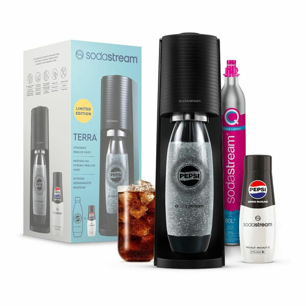SODASTREAM TERRA Black Pepsi Zero Mpack výrobník sody porovnat ceny