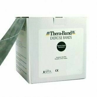Theraband  Thera-Band Posilovací guma 45,5m - Černá, speciálně silná porovnat ceny