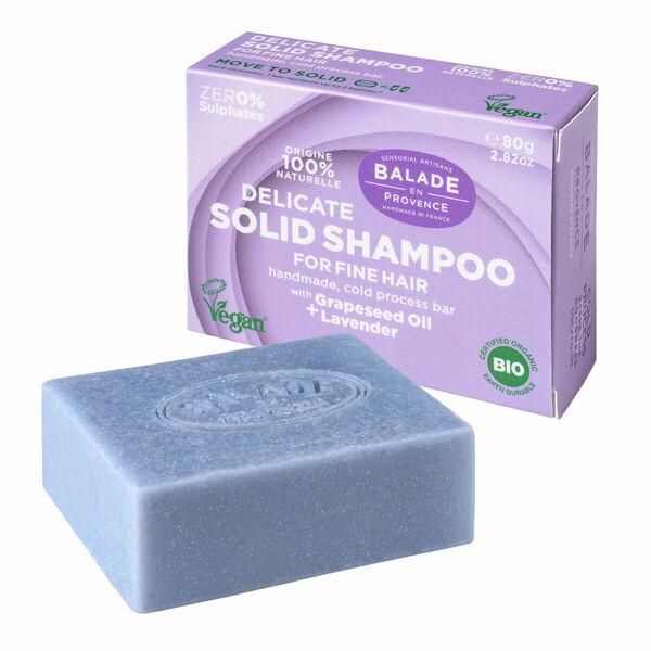 Balade en Provence Posilující tuhý šampon pro jemné vlasy BIO Levandule 80 g porovnat ceny