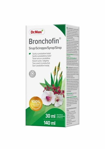 Dr. Max Bronchofin sirup 140 ml porovnání ceny