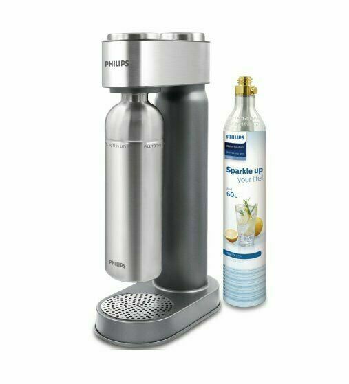 Philips Viva Preminum výrobník sody s CO₂ bombičkou nerez porovnat ceny