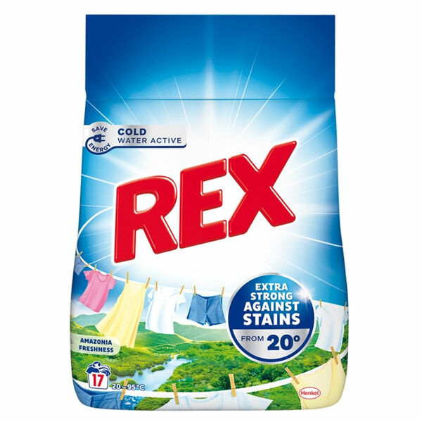 REX Prací prášek Amazonia Freshness 17 praní 1,02 kg porovnat ceny