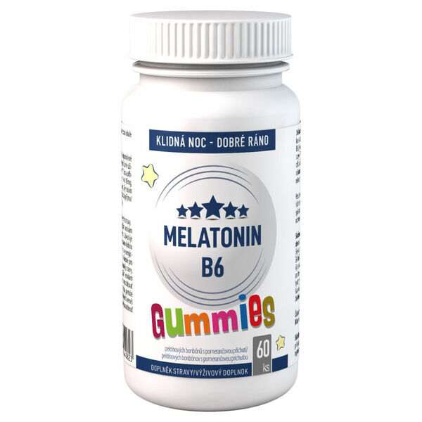 CLINICAL Melatonin B6 Gummies 60 pektinových bonbónů porovnat ceny