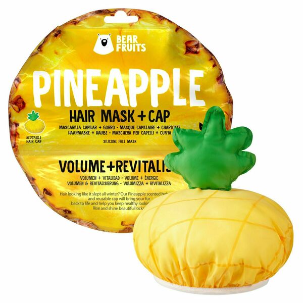 Bear Fruits Pineapple Detox Revitalise Vlasová Maska + Čepice Na Vlasy 20ml 20 ml porovnat ceny