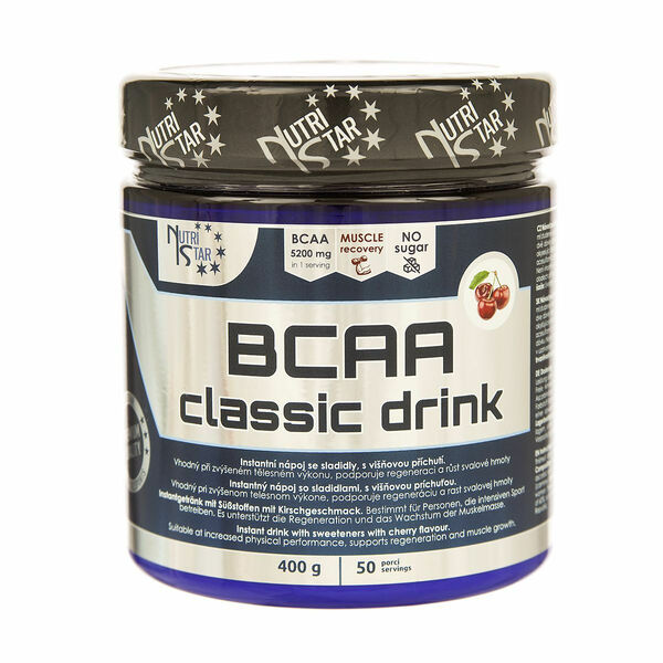 Nutristar BCAA Classic Drink 400 g višeň porovnat ceny