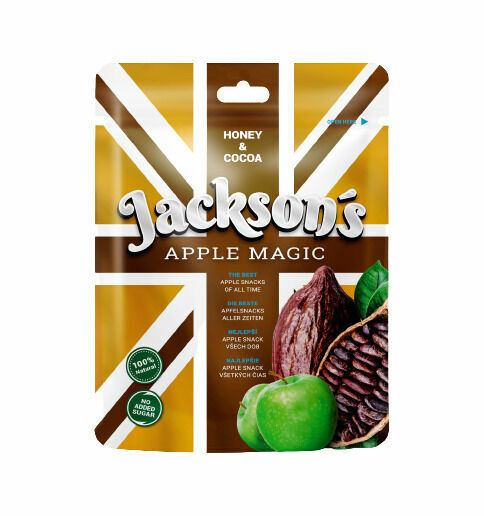 JACKSON´S - Apple Magic - Cocoa; Sušený Jablkový Snack s Lesním Medem a Kakaem 30g porovnat ceny