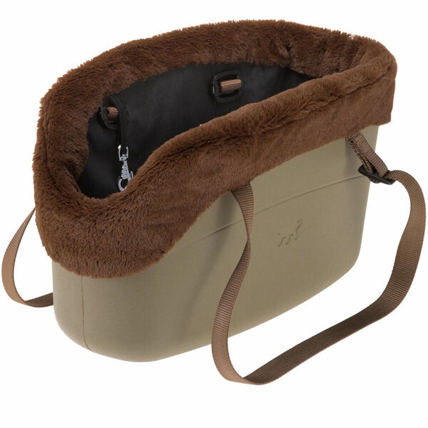 FERPLAST WithMe Winter cestovní taška na psa do 8 kg hnědá 43x21x27 cm porovnat ceny
