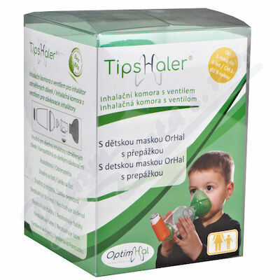 TIPS-HALER INHALAČNÍ KOMORA S VENTILEM PRO INHALÁTOR ODMĚŘENÝ porovnat ceny