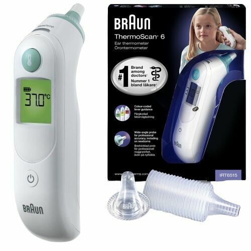 Braun ThermoScan 6 IRT6515 ušní teploměr porovnat ceny