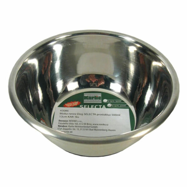 Miska nerez Dog SELECTA protiskluz 500ml 13cm KAR 1ks porovnat ceny
