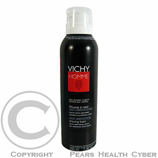 VICHY HOMME Mousse a raser ANTI-IRRITATIONS - pěna na holení na citlivou pleť 200ml porovnat ceny