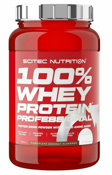 SciTec Nutrition 100% Whey Protein Professional čokoláda/kokos 920 g porovnat ceny