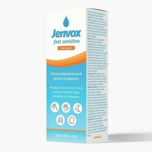 Jenvox Fast Sensitive Pocení A Zápach Roll-on 50ml porovnat ceny
