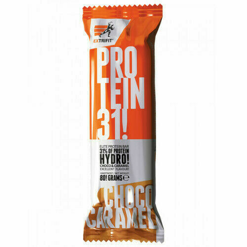 Extrifit Protein Bar Hydro 31% 80 g caramel chocolate porovnat ceny