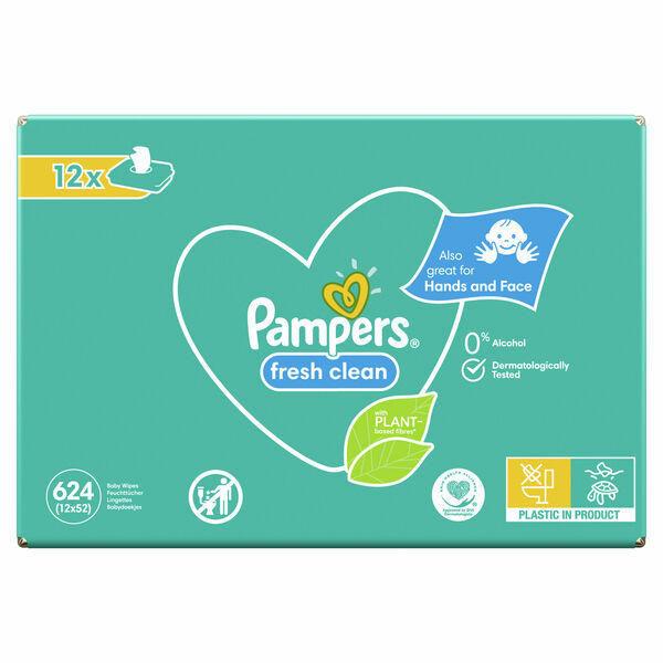 Pampers New Baby Dětské Čisticí Ubrousky 12x52ks porovnat ceny
