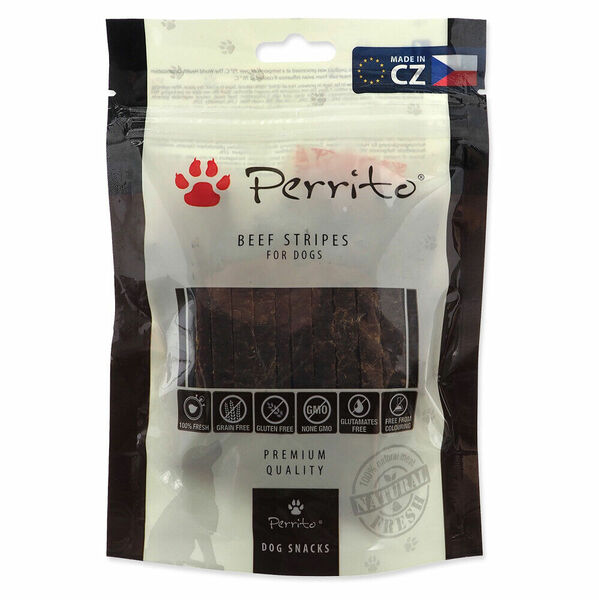 PERRITO Beef stripes pochoutka pro psy 100 g porovnat ceny