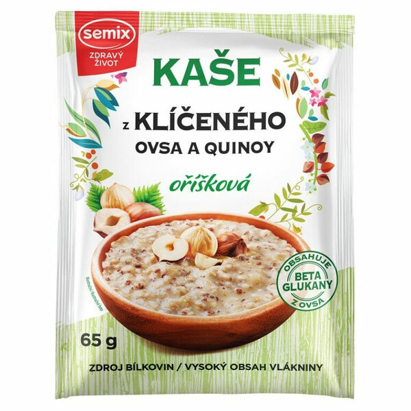 SEMIX Kaše z klíčeného ovsa a quinoy oříšková 65 g porovnat ceny