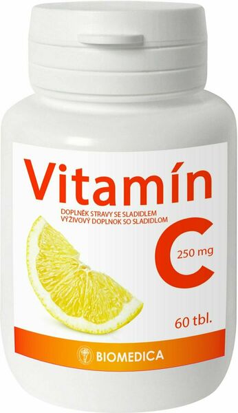 Vitamín C 250mg Biomedica tbl.60 porovnat ceny