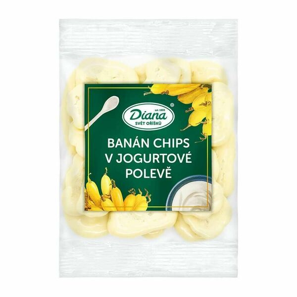 Diana Company Banán chips v jogurtové polevě 100g porovnat ceny