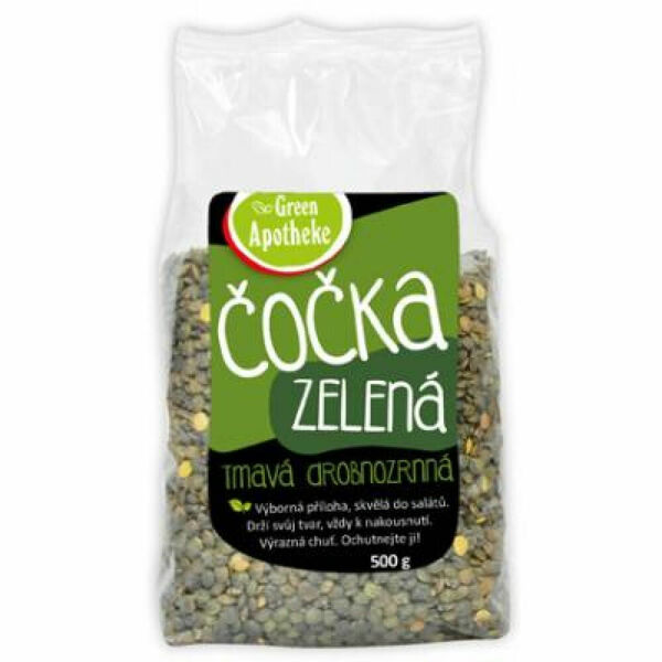 GREEN APOTHEKE Čočka zelená tmavá 500 g porovnat ceny