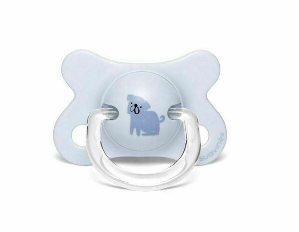 Suavinex Fusion Šidítko silikon 2-4m 1 ks modrý pes porovnat ceny