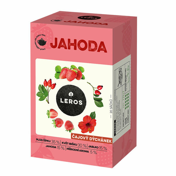 Leros Čajový dýchánek Jahoda 20x2 g porovnat ceny
