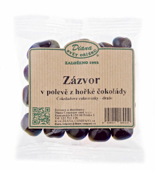 Diana Company Zázvor v polevě z hořké čokolády 100g porovnat ceny