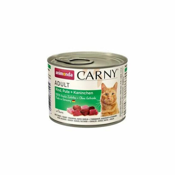 ANIMONDA Carny Konzerva pro kočky Adult hovězí/krůta/králík 200 g porovnat ceny