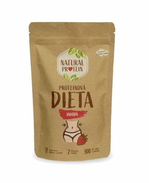 NaturalProtein Proteinová dieta jahoda 350 g porovnat ceny