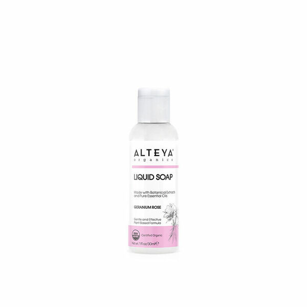 Alteya Organics Organické tekuté mýdlo Muškát & Růže Bio 30ml porovnat ceny