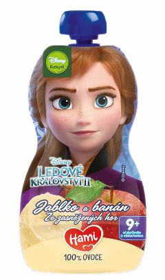 Hami Disney Frozen Anna ovocná kapsička Jablko a banán 110g porovnat ceny