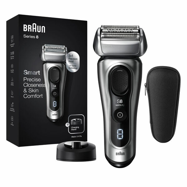 Braun Series 8 8417s elektrický holicí strojek, mokré i suché holení, s nabíjecím stojánkem porovnat ceny