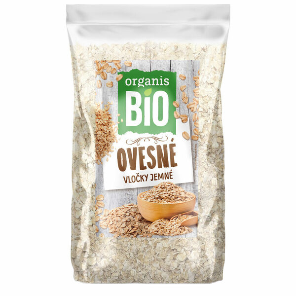 ORGANIS Ovesné vločky jemné BIO 500 g porovnat ceny