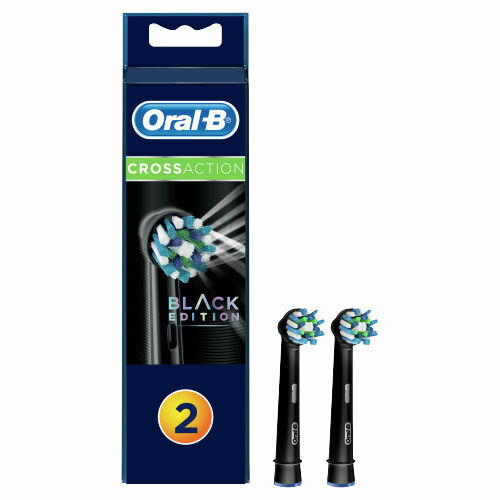Oral-B CrossAction Náhradní kartáčková hlava černá edice 2ks porovnat ceny