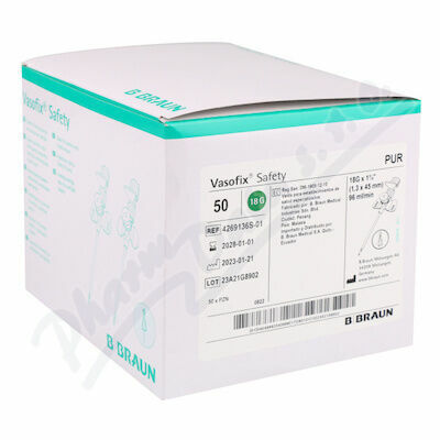 Vasofix Safety 18g 1.3x45mm Zelená 50ks porovnat ceny