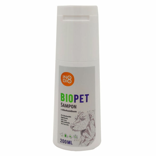 BIOPET Chlorhexidine šampon 4% pro psy 200 ml porovnat ceny