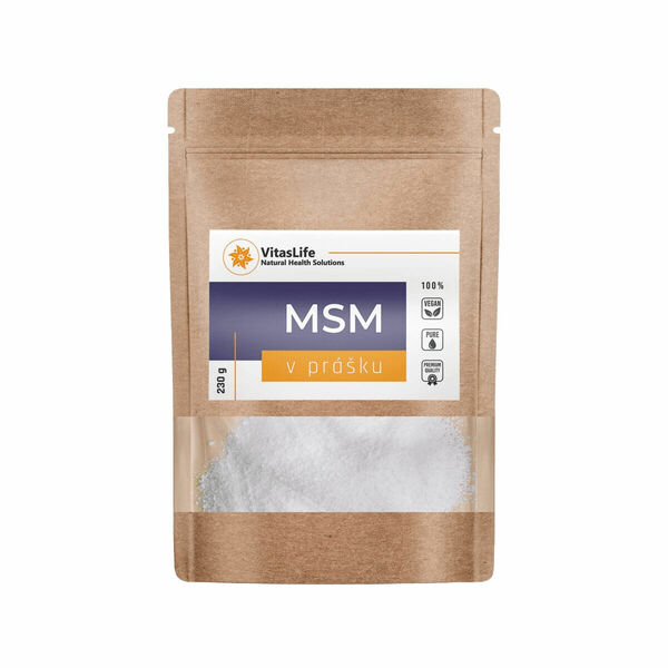 Vitaslife  MSM prášek 230g porovnat ceny