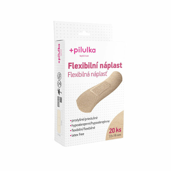 Pilulka Flexibilní náplast 20ks 72x19mm porovnat ceny