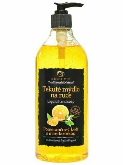 Body Tip Tekuté mýdlo na ruce Pomerančový květ s mandarinkou 750 ml porovnat ceny