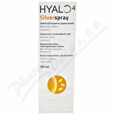 HYALO4 SILVER SPRAY 50 ML SUSPENZNÍ SPREJ S KYSELINOU HYALURONOVOU K OŠETŘEN porovnat ceny