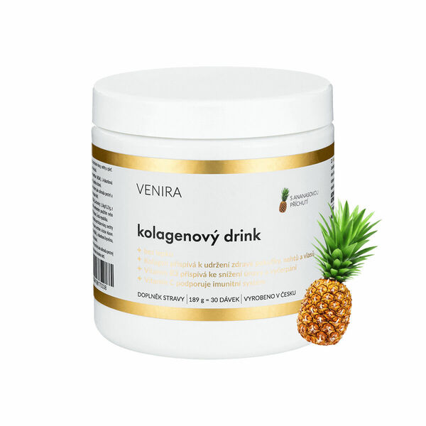 Venira Kolagenový drink, Ananas 189g porovnat ceny