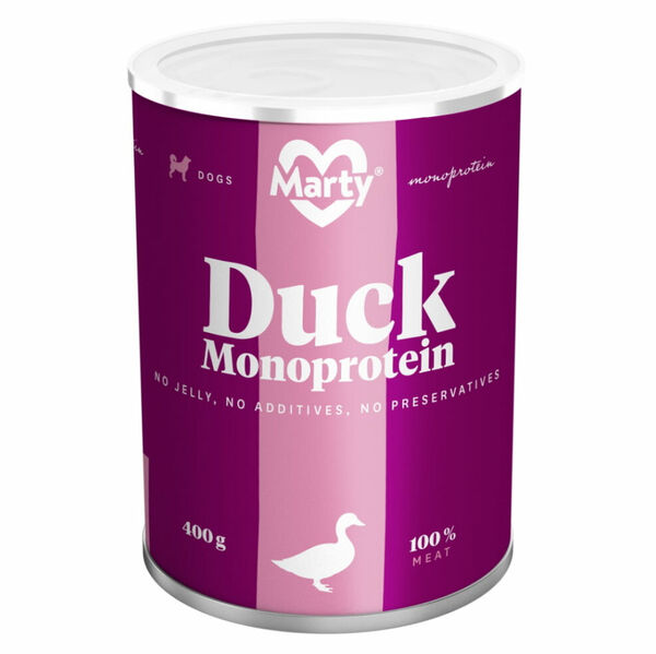 MARTY Konzerva pro psy Monoprotein kachní 400 g porovnat ceny
