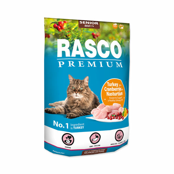 Rasco Premium Senior Krůtí s brusinkou a lichořeřišnicí granule 400 g porovnat ceny