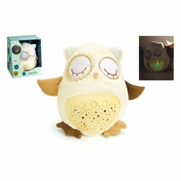 TEDDIES Sovička Usínáček plyš na baterie se světlem se zvukem 25 cm porovnat ceny