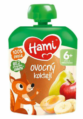 Hami ovocná kapsička Ovocný koktejl 100g porovnat ceny