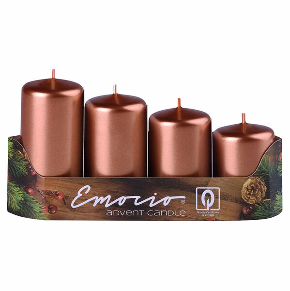 Z-TRADE Emocio Svíčky stupňované 40 mm Metal měděné 4 kusy porovnat ceny