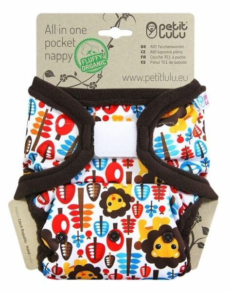 Petit Lulu All In One kapsová plena suchý zip - Král džungle porovnat ceny
