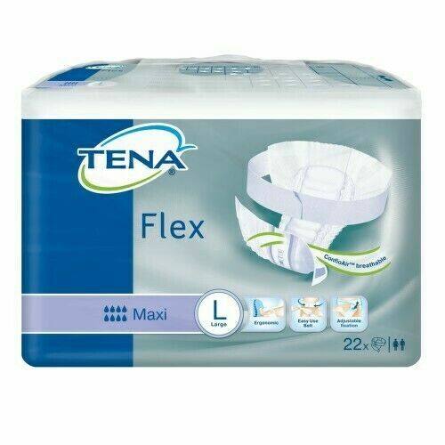 TENA Flex Maxi Large - Inkontinenční kalhotky s páskem na suchý zip (22ks) porovnat ceny