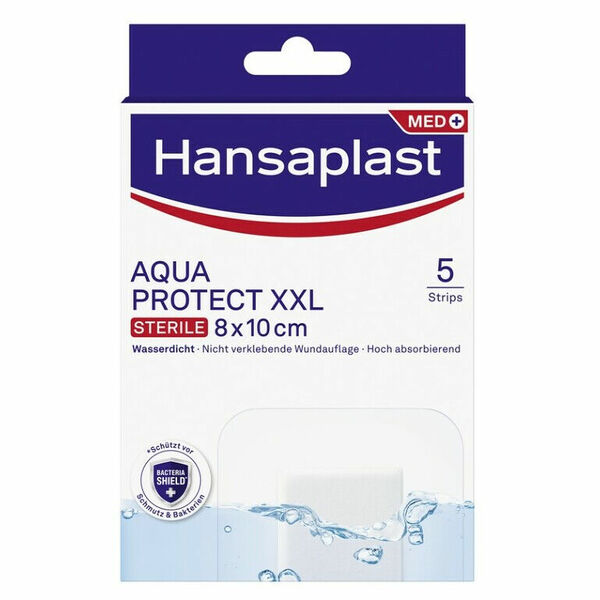 Hansaplast Aquaprotect Xxl Elas.náplast 8x10cm 5ks porovnat ceny