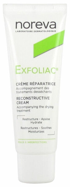 Noreva EXFOLIAC® rekonstrukční krém na nedokonalosti 40 ml porovnání ceny